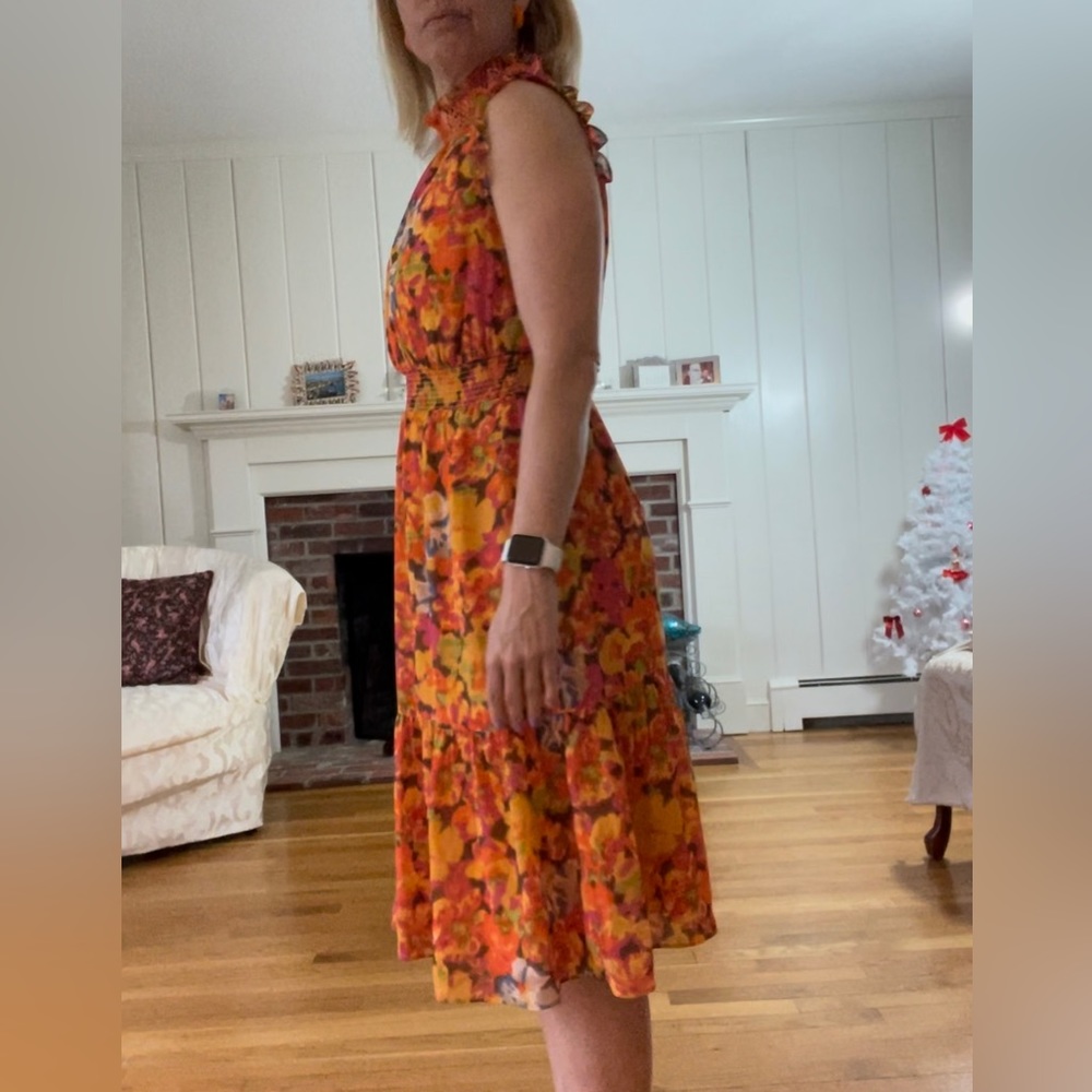J. Crew Bright Floral Dress - Picture 5 of 11